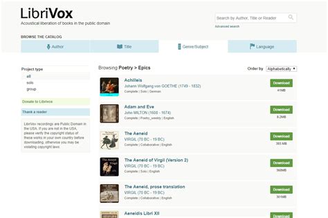 The LibriVox Free Audiobook Collection : Free Audio .